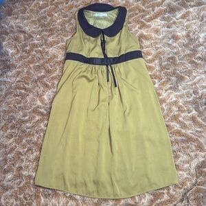 Retro Carrano Charming Women’s Dress in Mustard and Black size M